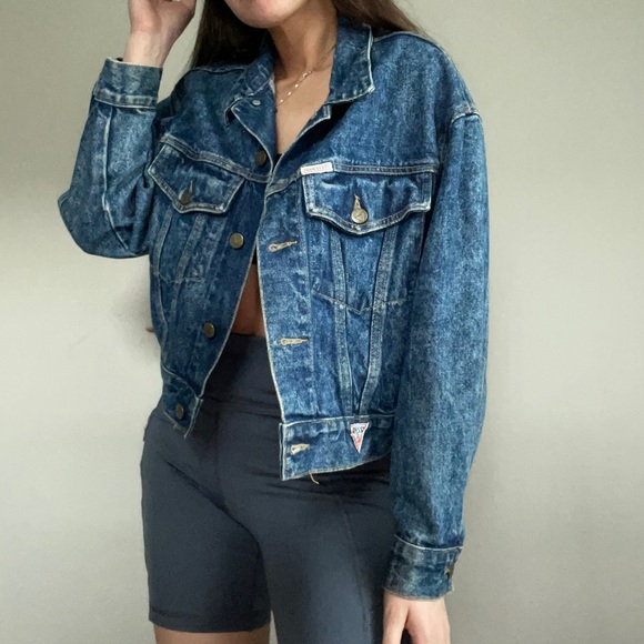 Guess Jackets & Blazers - Vintage George’s Marciano For Guess Jean Jacket